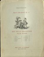 [1908Pate numberL ] Dix pièces mignonnes : pour piano, op. 77. 7., Impromptu